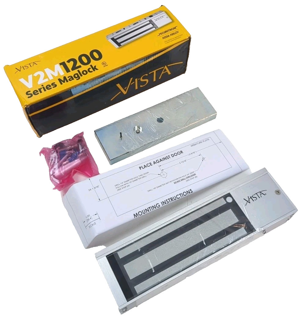 VISTA Assa Abloy V2M1290DB V2M1200 Series 1200LB Maglock Electromagnetic Access