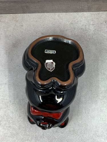 Shafford Redware Black Cat Planter - Sugar/Teabag Holder/ Vintage 1950's, Japan - 第 10/13 張圖片