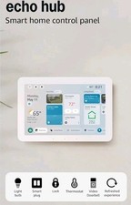 Amazon Echo Hub 8" Smart Home Control Panel with Alexa - Model G6A87E - White