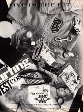 Counter Culture Surfwear Clothing Print Ad Ephemera Wall Art Decor