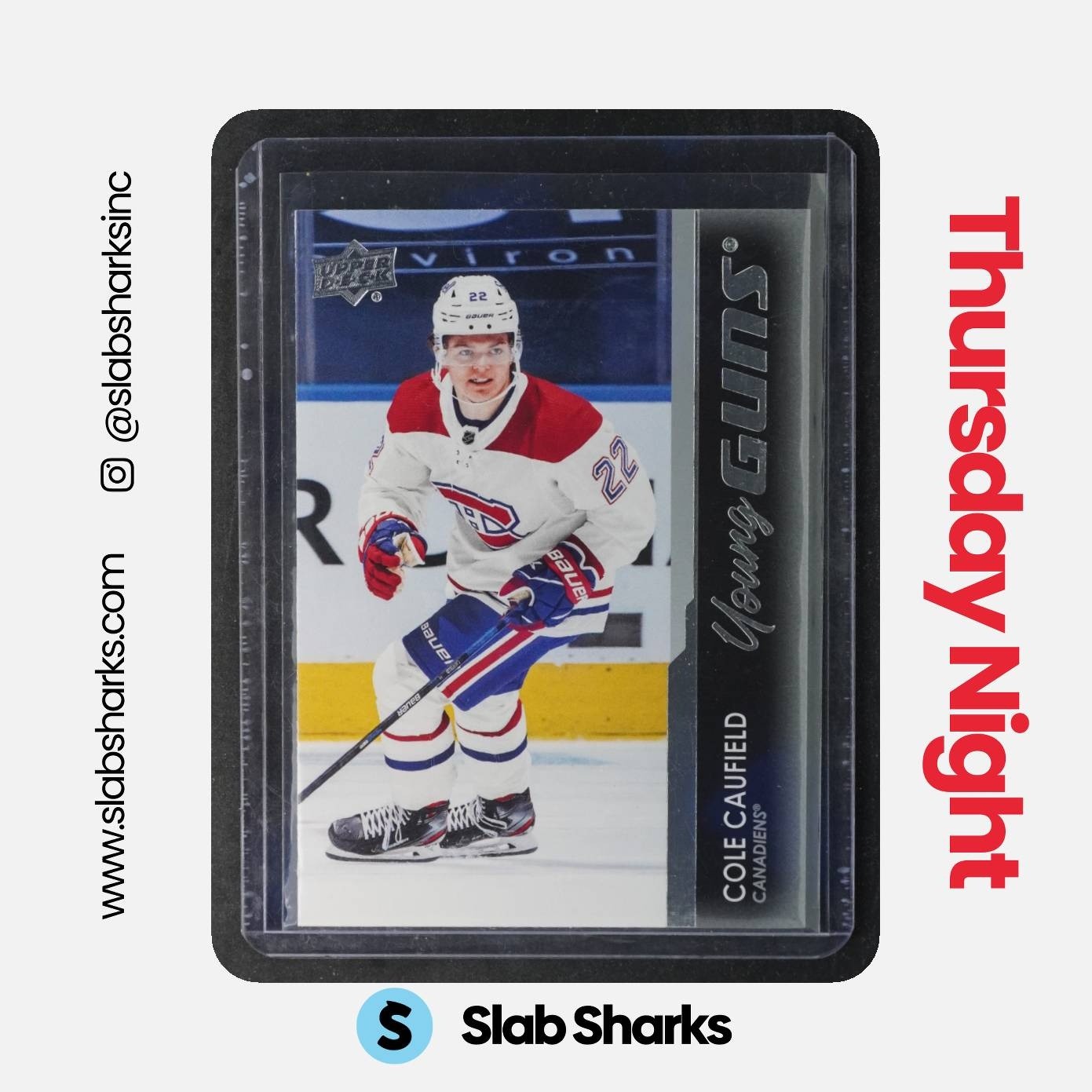 2021 UPPER DECK #201 COLE CAUFIELD YOUNG GUNS RC ROOKIE