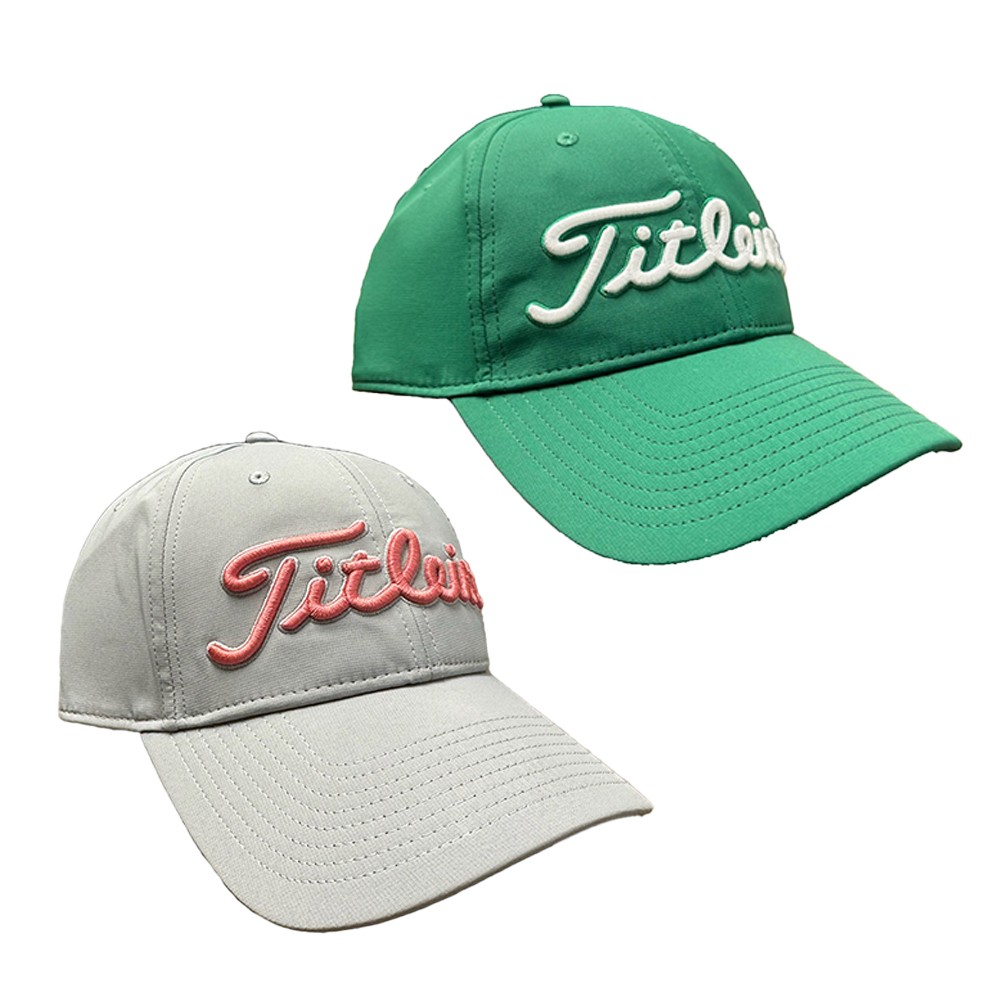 Головные уборы для гольфа Titleist Tour Performance БЕЗ дополнительных ЛОГОТИПОВ- 2 упаковки (Hunter - Grey / Red)