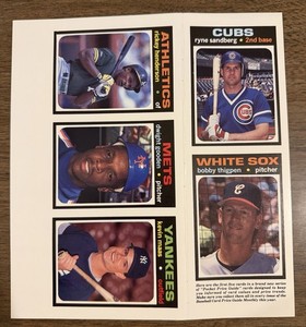 1991 Baseball Price Guide Uncut Sheets Series 1-5