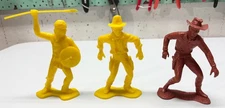 Vintage Tim Mee Toys and Marx 5" to 6" Cowboys & Indian Lot of 3 NICE!