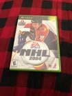 NHL 2004 Microsoft Xbox 2003 Case Manual Disc Tested Works Great Authentic