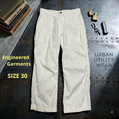 Engineered Garments Military Pants White 30 Baker Used