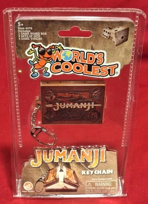 World's Coolest Jumanji Schlüsselanhänger Brettspiel Mini Miniatur SUPER IMPULSE NEU - Bild 1 von 3