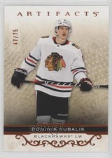 2021-22 Upper Deck Artifacts Autumn 47/75 Dominik Kubalik #15 0us4