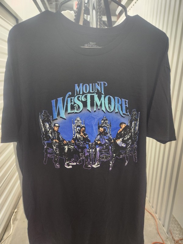 FIRE!! Mount Westmore T-Shirt Snoop Dogg Ice Cube Too Short E-40 Hip Hop Size 2X