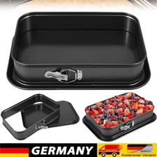 Springform 35.4 x 24 cm Kuchenform RECHTECKIG Backform Tortenform Große Backform