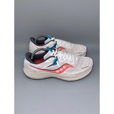 Saucony Omni 21 White Silver Running Shoes S10762-31 Women's Sz 11