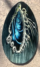 Drew Brophy 2009 Wood Shark Skimz Skimboard 30" x 17"