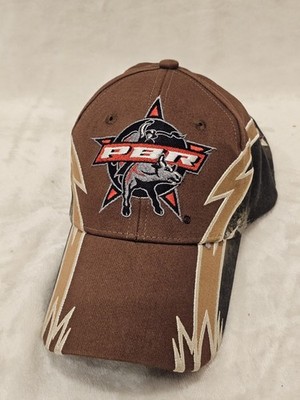 PBR Professional Bull Riders Adult Mens OS Sharkbite  Adjustable Trucker Cap Hat