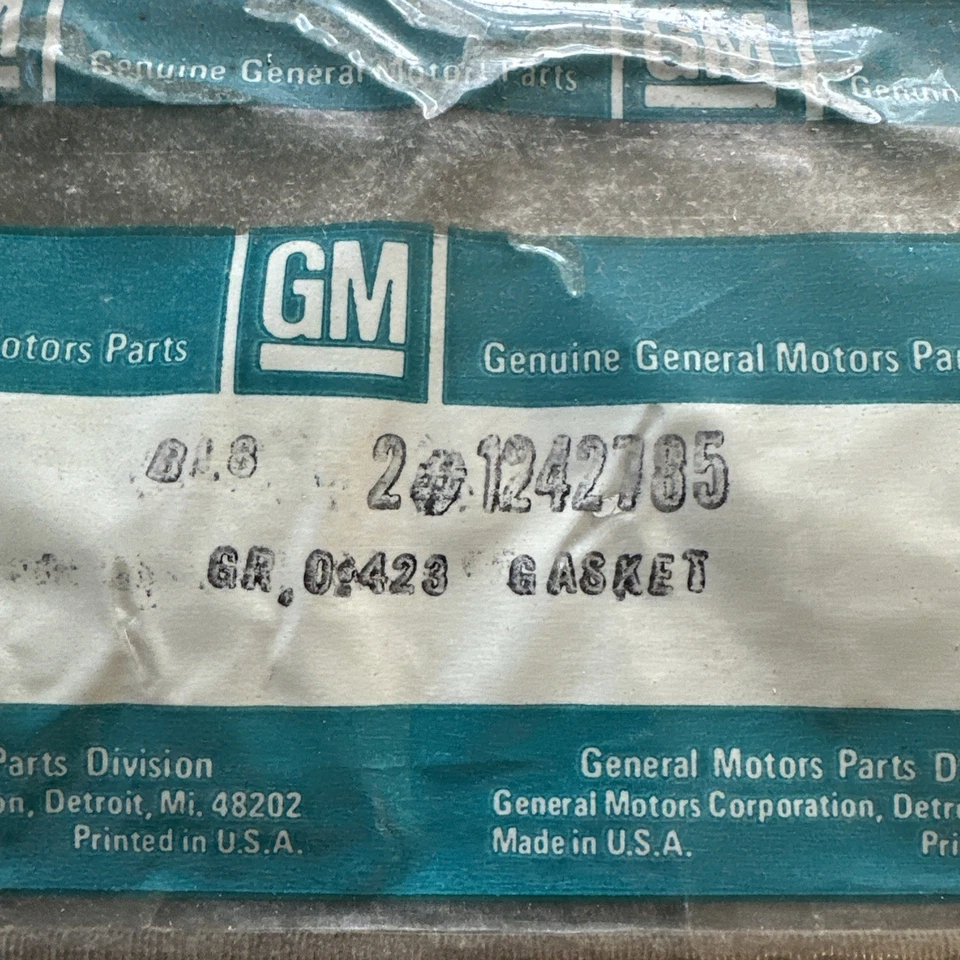 Новый оригинальный производитель GM 1242785 BUICK 1968-1976; все модели с 400-430-455ci V8 Skylark - Изображение 2 из 4