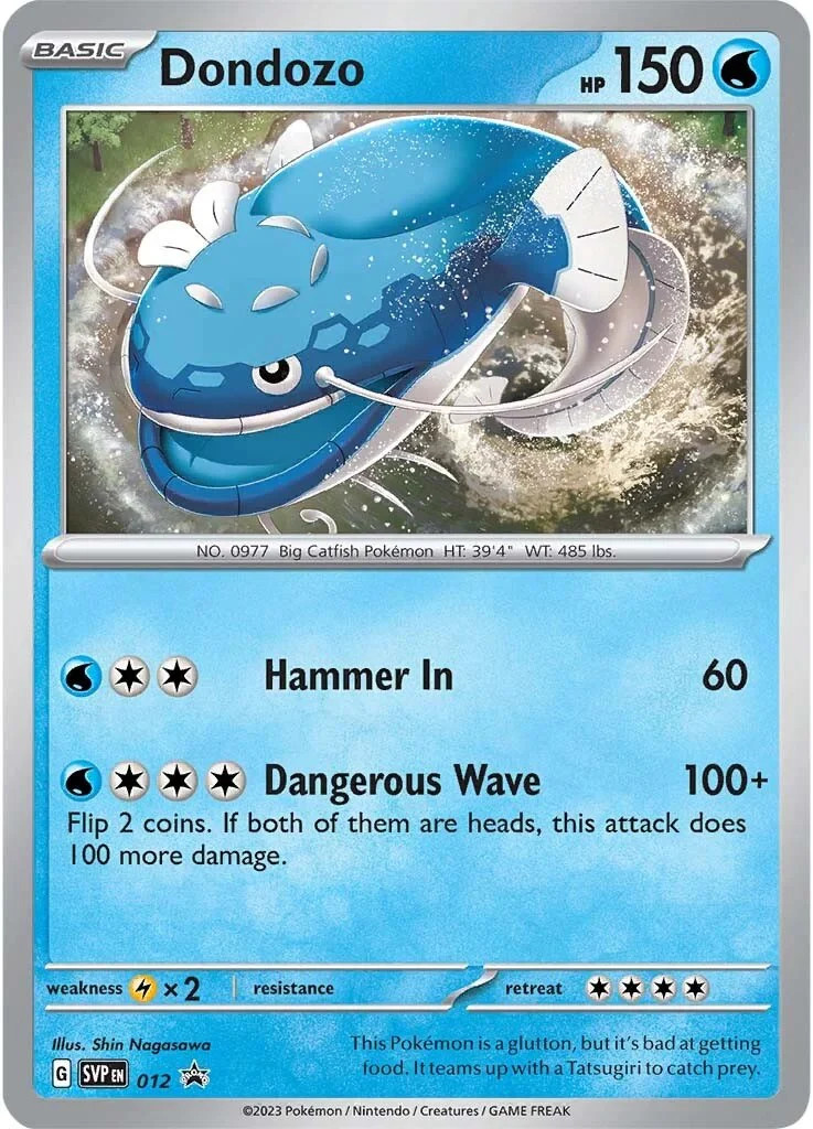 Dondozo (012) [Scarlet & Violet: Black Star Promos] Lightly Played Holofoil Poke