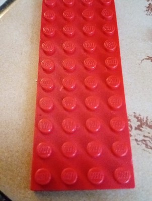 2x Legoplatte4x10  3030 Rot