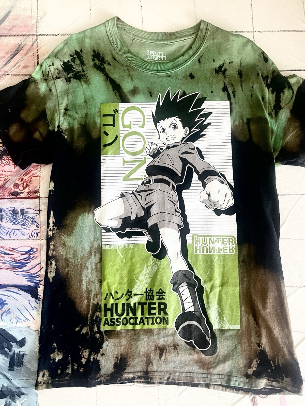 Hunter x Hunter Gon Graphic Custom Tye-Dye T-Shir… - image 2