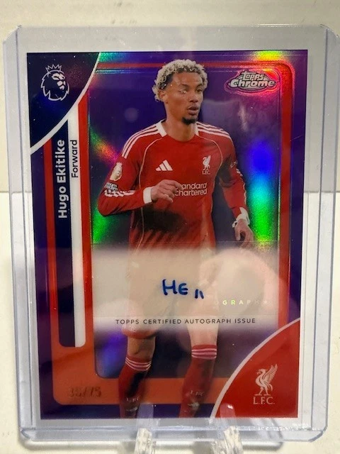 2025-26 Topps Chrome Premier League - Hugo Ekitike #CA-HE for sale