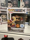 Funko Pop! One Piece: CHASE Armored Luffy Samurai Metallic #1262 W/ POP STACK