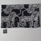 Williams Sonoma Tamar Velvet Jacquard Pillow Cover 14x22" Black Silver NWT