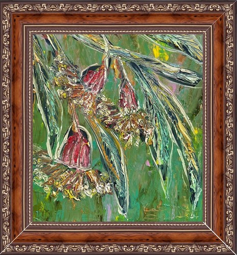 Eucalyptus Soul - Peaceful Botanical Framed Painting For Natural Interior Vibe - Picture 6 of 21