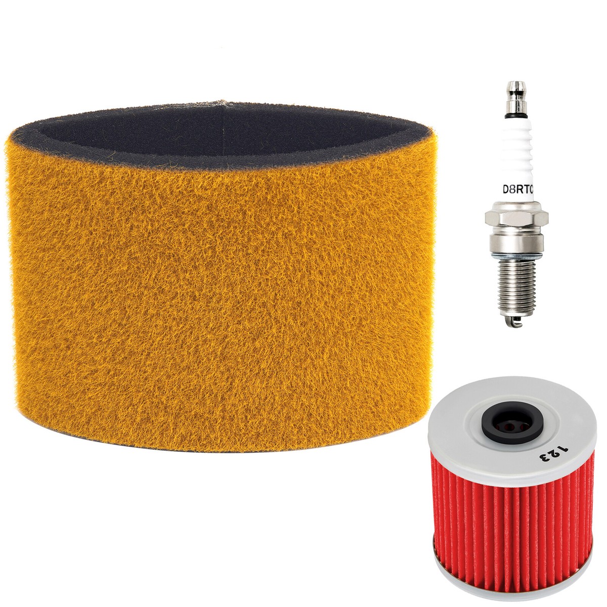 Maintenance Kit For Kawasaki KVF400 Prairie 400 4x4 (1997-2002) - Air Filter, Oil Filter, Spark Plug 5 thumbnail image