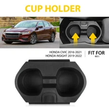 Car Center Console Cup Holder Insert For Honda Civic 2016-2021/Insight 2019-2022