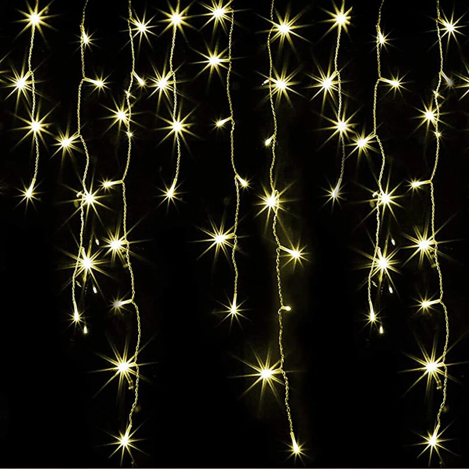 2025 New Stock Magical Icicle Christmas Fairy Lights 6/10/20 Metres, - Image 3 of 4
