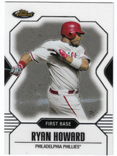 2007 Topps Finest #98 Ryan Howard Philadelphia Phillies