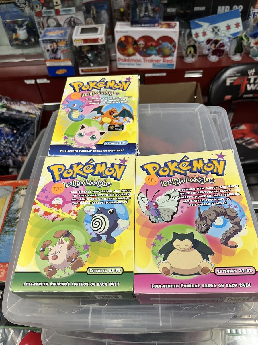 Pokemon Indigo League Complete DVD Series Box Sets (Season Episodes 1-79)