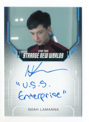 Star Trek Strange New Worlds Season 2 Autograph Noah Lamanna "USS