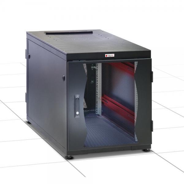 Armadio Server Rack 19'' 600x1000 14 Unita' Nero Flat Pack