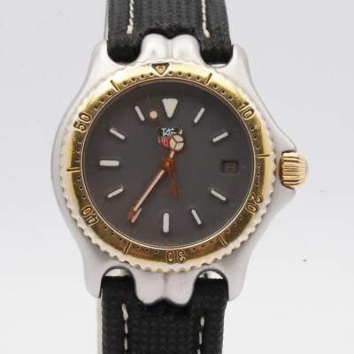 TAG HEUER SEL QUARZ HERREN UHR STAHL VINTAGE 37MM S94.013 RAR ARMBANDUHR 37MM 6