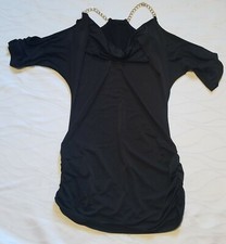  Lipstick Womens  Mini Dress, Black sz MED
