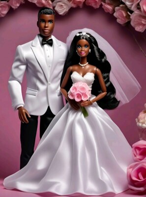 Valentines Day Bride And Groom Wedding Theme Picture Size A3 