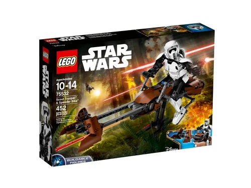 NIB LEGO Star Wars Scout Trooper & Speeder Bike 75532