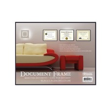 BAZIC 8.5" X 11" Front Loading Document Frame w/ Glass Cove-pack of 24