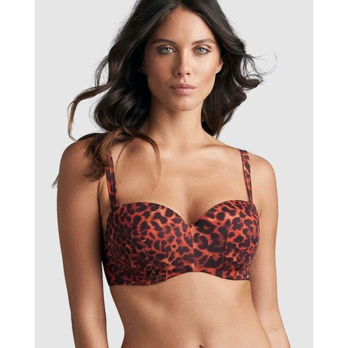 marlies dekkers Panthera Leopard Print Strapless Bikini Top - Picture 7 of 7