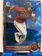 Jordan Lawlar 2022 Bowman Chrome Sapphire #BCP-235 Arizona Diamondbacks