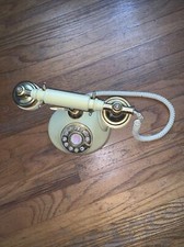 Vintage Rotary FRENCH PRINCESS Telephone Phone dark beige 466401 Home Decor