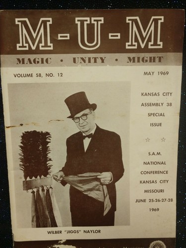 Vintage Wilbur "Jiggs" Naylor Issue MUM Magazine 1969 Vol. 58 No. 12 - 第 1/1 張圖片