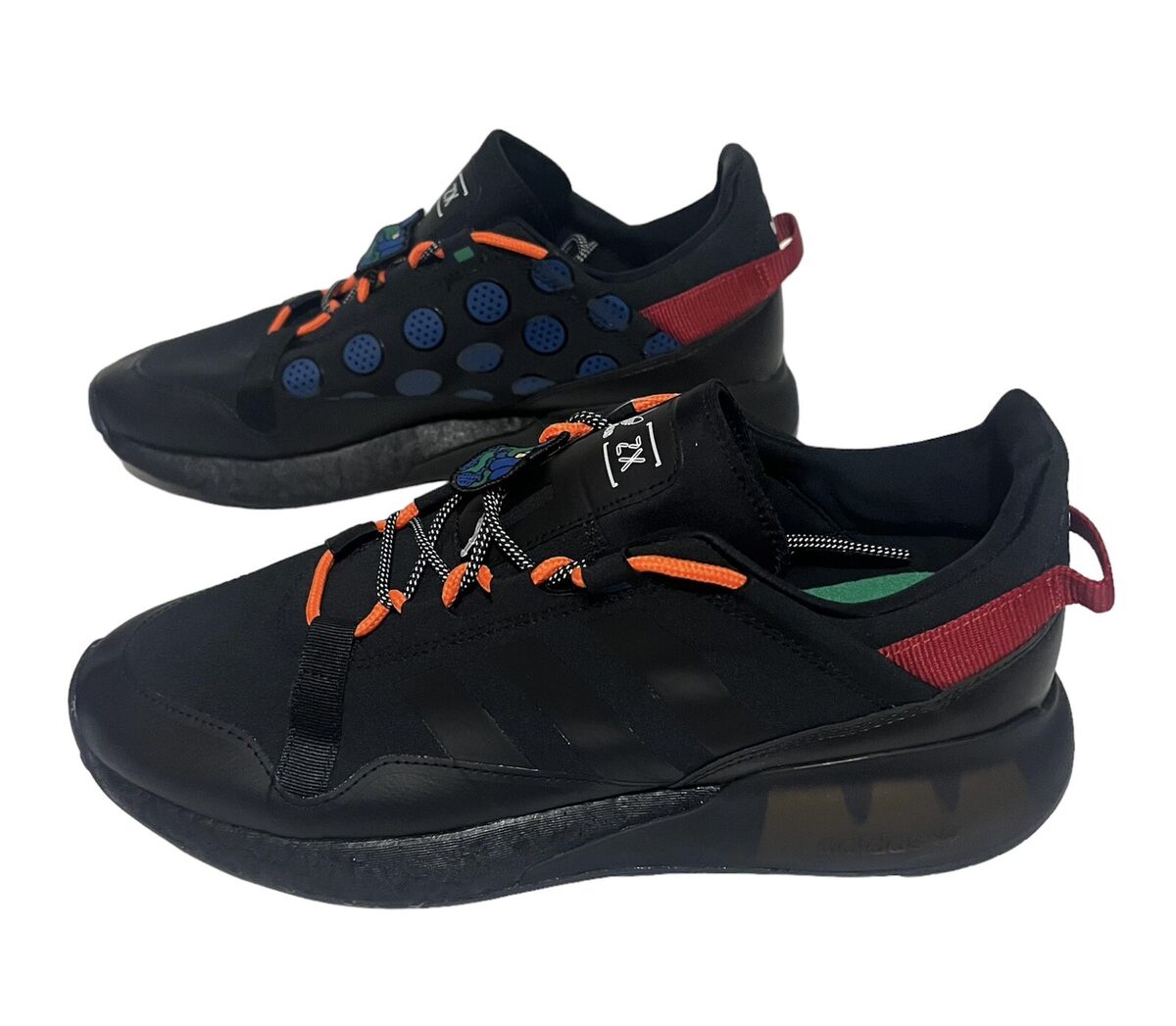Size 10 - adidas ZX 2K Boost Pure Black Scarlet for sale Size 10 - adidas ZX 2K Boost Pure Black Scarlet for sale