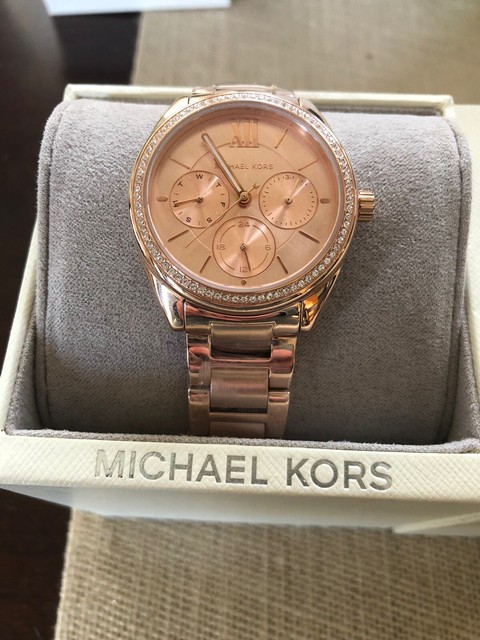 michael kors sofie gold watch
