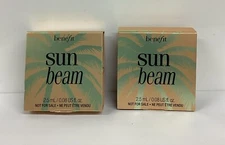 Lot Of 2 benefit | SUN BEAM | Mini | 0.08 FL Oz | New In Box! As Pictured!