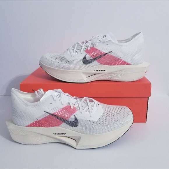 Nike ZoomX Vaporfly Next% 3 EK White Chile Red Men's Running Shoes Size 15