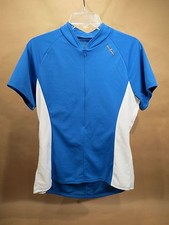 Shebeest Cycling Jersey • Women's Large • Blue & White • USA Made • Road | MTB