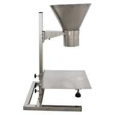 New 1 PC 8cm Diameter 304 Stainless Steel Feeding Hopper with Support Stand