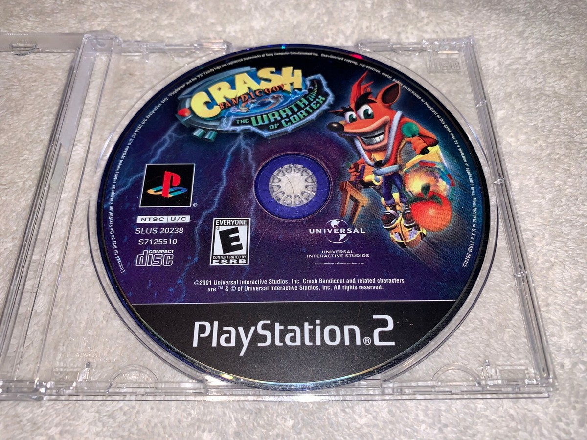 Crash Bandicoot: Wrath of Cortex (PlayStation PS2) Black Label
