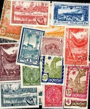 Guyane Française - French Guiana 50 timbres différents