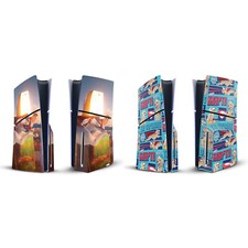 DC LEAGUE OF SUPER PETS GRAPHICS VINYL SKIN DECAL FOR SONY PS5 SLIM DISC CONSOLE